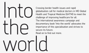 Global Health And Tropical Medicine - Medicine