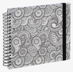 "colorare" Spiral Book, Cm, 50 White Pages, Paisley - Patterns, Shapes And Designs: Color Your Way
