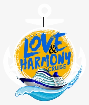 Love & Harmony White Anchor Logo - Love And Harmony Cruise