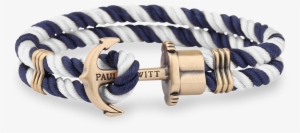Paul Hewitt Anchor Bracelet Phrep Brass Nylon Navy