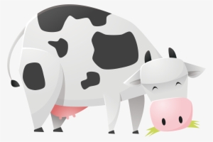 Dairy Cattle Euclidean Vector - Vetor Vaca