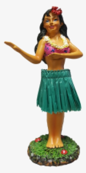 Hawaiian Hula Girl Dashboard Doll - Hula Girl Dashboard Png