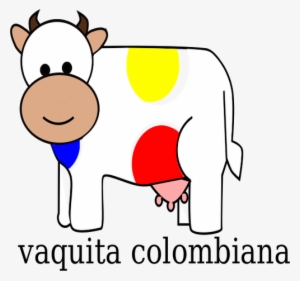 Colombian Cow Vector Clip Art Public Domain Vectors - Cartoon Happy Cow