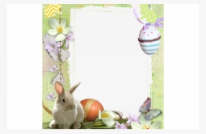 Home Find Cute Easter Bunny Framed Pictures Cartoon - Picture Frame