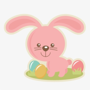 Easter Bunny In Nest Svg Cutting Files Easter Egg Svg - Easter Bunny Transparent Background