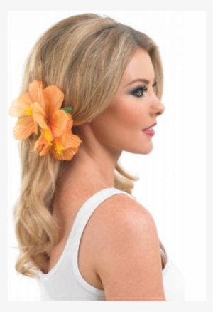 Beautiful Hawaiian Fashion - Yellow Hawaian Flower Hairclip