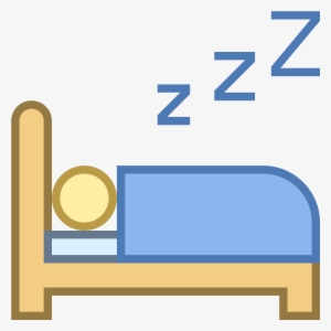 Sleeping Icon Pencil And - Sleeping In Bed Icon