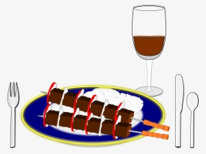 This Free Icons Png Design Of Souvlaki Dinner