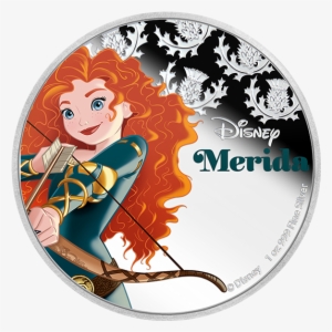 Pure Silver Coin Disney Princess Merida - Disney Princess Coin