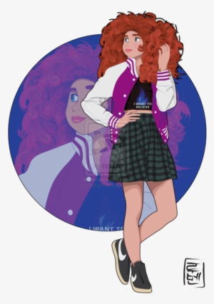Disney, Merida, And Brave Image - Disney Characters As College Students