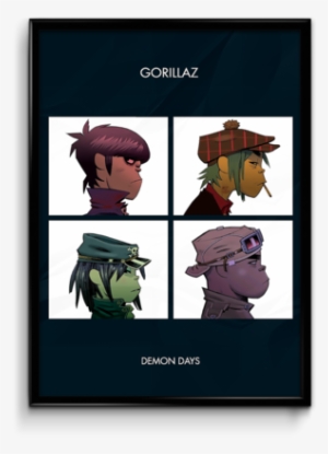 Gorillaz Poster - Gorillaz Demon Days