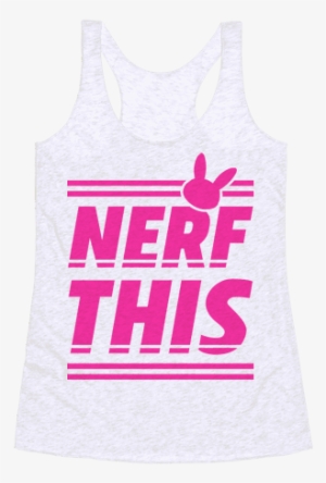 Nerf This Racerback Tank Top - Yoga Puns