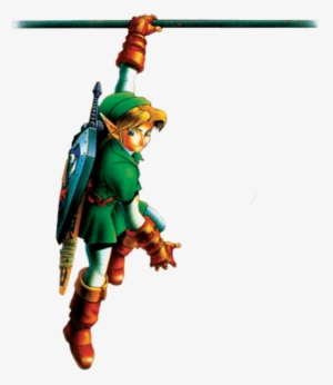 #link Just Hanging Around From #tloz Ocarina Of Time - Zelda Ocarina Of Time Official Artwork