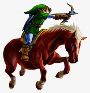 Zelda Universe On Twitter - Link Riding Epona Ocarina Of Time