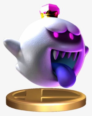 Image King Boo Trophy Ssbriotpng Fantendo Nintendo - Luigis Mansion King Boo Png