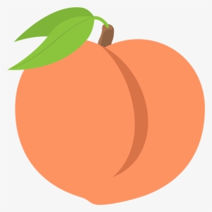 File - Emojione 1f351 - Svg - Peach Emoji Png