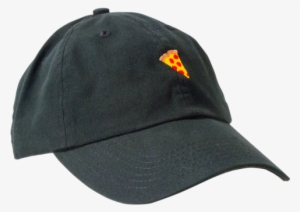 Pizza Emoji Delivery Skate Hat - Pizza Emoji Hat Adj-black