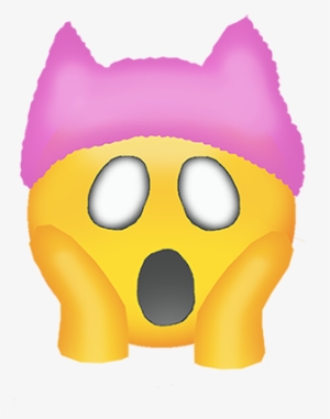 Krista Suh's Pink Hat Emojis - Sticker