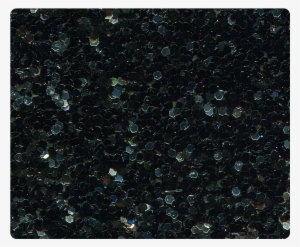 147 Black Silver Sparkle Fabric Swatch - Leather