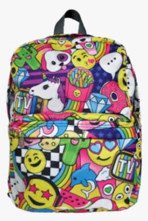 Emoji Party Classic Backpack Girl Scream - Backpack