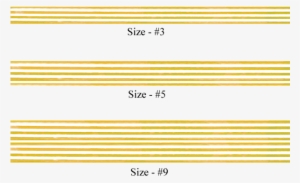 #3 Clear Ribbon With Stripes Gold 5 Yd - Gold