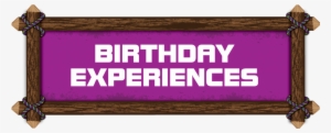 Birthday Experiences Banner - Night