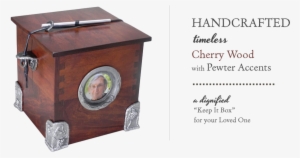 Handcrafted Timeless Cherry Wood Memorial Urns - Memorial Urns