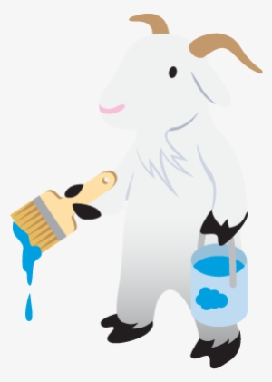 Salesforce Stickers Messages Sticker-10 - Salesforce Cloudy The Goat