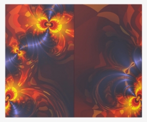 Butterfly Eyes, Abstract Gold Violet Wings Fractal - Butterfly Eyes Shower Curtain