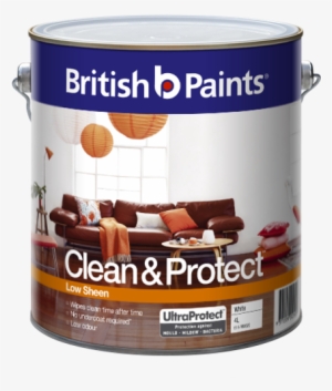 British Paints Clean & Protect Low Sheen - British Paints Clean And Protect