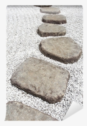 Zen Stone Path In A Japanese Garden Wall Mural • Pixers® - Japanese Garden