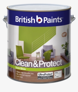 British Paints Clean & Protect Semi Gloss - British Paints