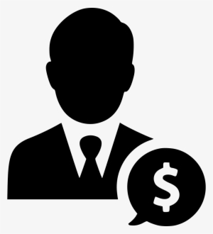 Businessman Earnings Salesman Dollar Income Svg Png - Salesman Icon Png