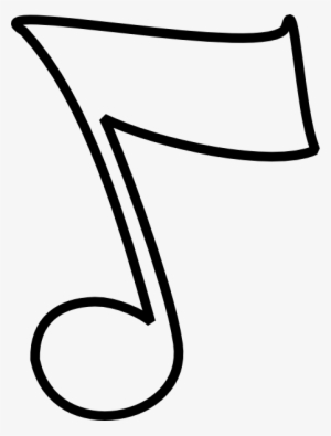 Music Note Png White - White Music Note Clipart
