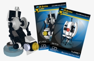 Glados And Turret Lego® Dimensions Moc Instructions - Lego Portal Glados