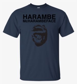 Harambe Mcharambeface T Shirt & Hoodie - Harambe Mcharambeface Runder Aufkleber