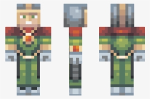 Emerald Armored Warrior Minecraft Skin - Minecraft