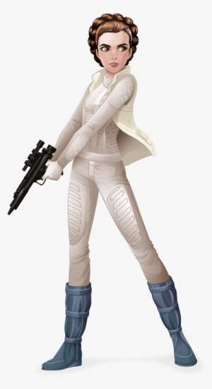 Character-popup - Leia Forces Of Destiny Png