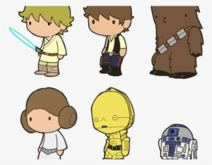 Luke Skywalker Clipart Princess Leia - All Star Wars Characters