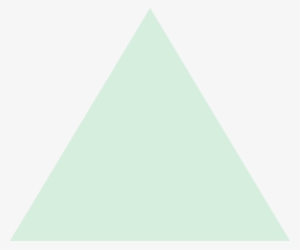 Pastel Green Triangle - White Triangle Png