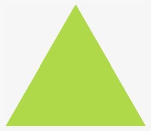 Queenfriday-trianglelime - Figuras Geometricas Triangulo Verde