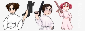 I Am The Love Child Of Princess Leia - Cartoon
