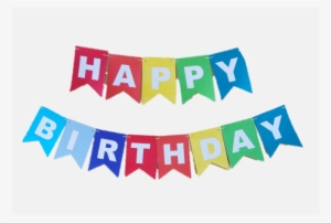 Happy Birthday Banner PNG & Download Transparent Happy Birthday Banner ...