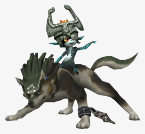 wolf link midna anime zelda twilight princess game - midna and wolf link
