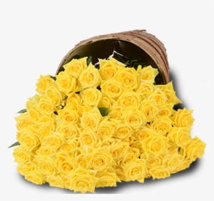 Yellow Roses - Bunch Of 100 Yellow Roses