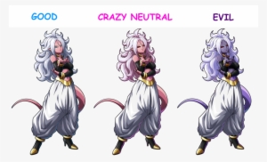 Android 21 Forms By Frostthehobidon - Android 21 Good Vs Evil