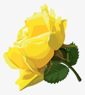 Yellow Rose Png Clip Art - Yellow Rose Icon Png