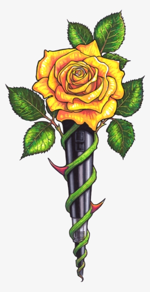 Yellow Rose Clipart Transparent - Floribunda