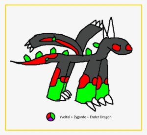 Yveltal Zygarde Ender Dragon Fusion - Xerneas And Yveltal