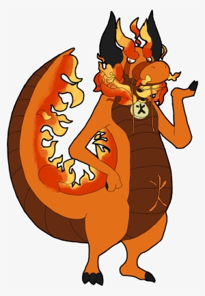 Fire Dragon God V2 - Cartoon